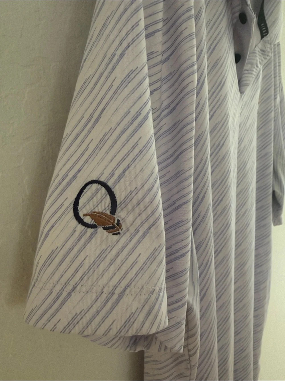 Nike light gray and Light Purple Presidents Cup Golf Polo